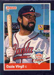 1988 Donruss All-Stars Baseball Cards  050      Ozzie Virgil UER#{(Phillies logo#{on card back&#{w